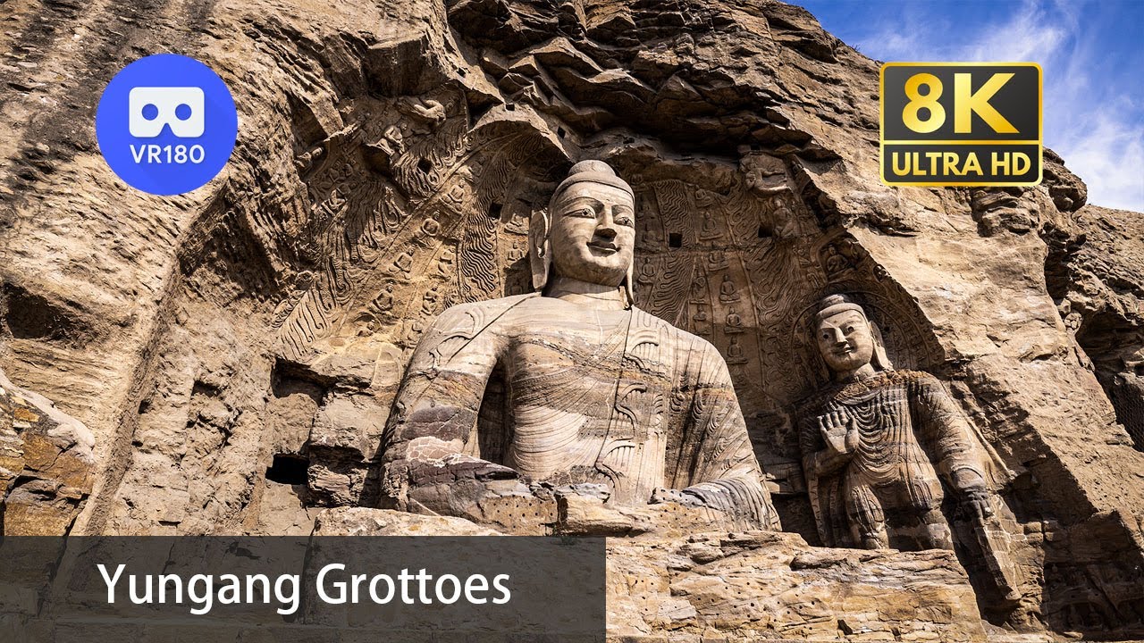 【VR180】Travel China: Yungang Grottoes 云冈石窟 | Treasure of Chinese Buddhist Art | 8K 60fps