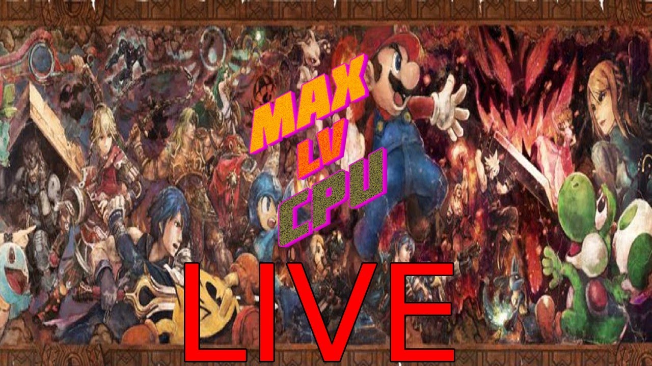 Smash Ultimate CPU Tournament LIVE