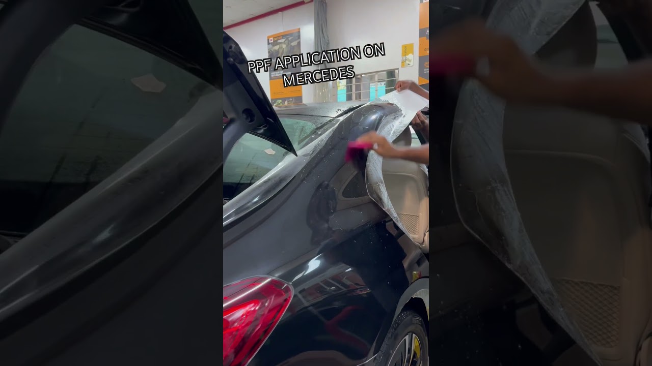 Ppf on car | paint protection film ppf on Mercedes Benz