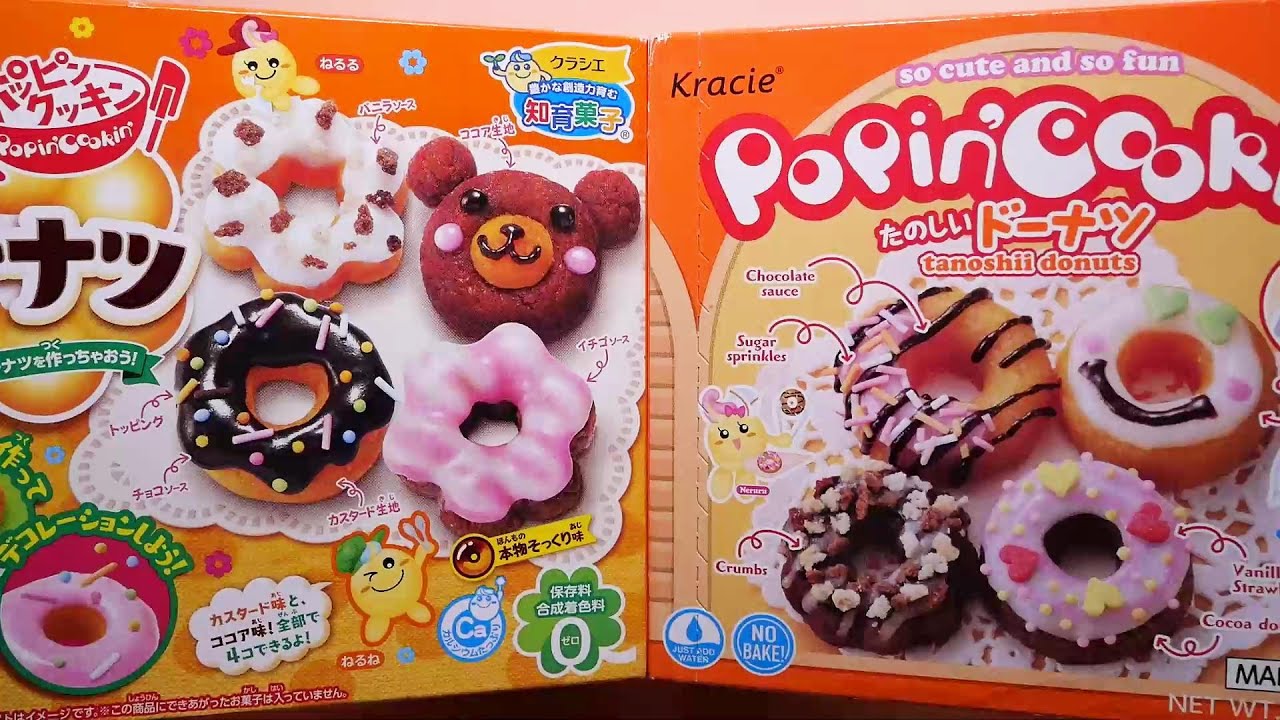 Popin Cookin happy kitchen Doughnut Diy candy kit 포핀쿠킨 도넛 국제판 일본판