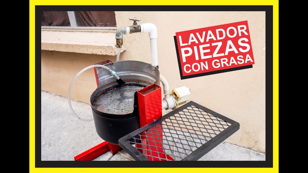 COMO HACER MAQUINA LAVADORA DESENGRASANTE