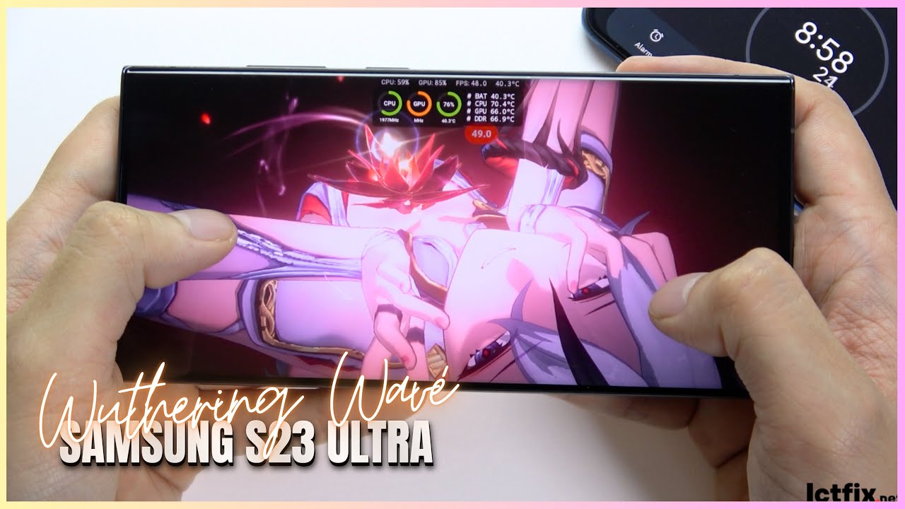 Samsung Galaxy S23 Ultra Wuthering Waves Gaming test Update | Snapdragon 8 Gen 2