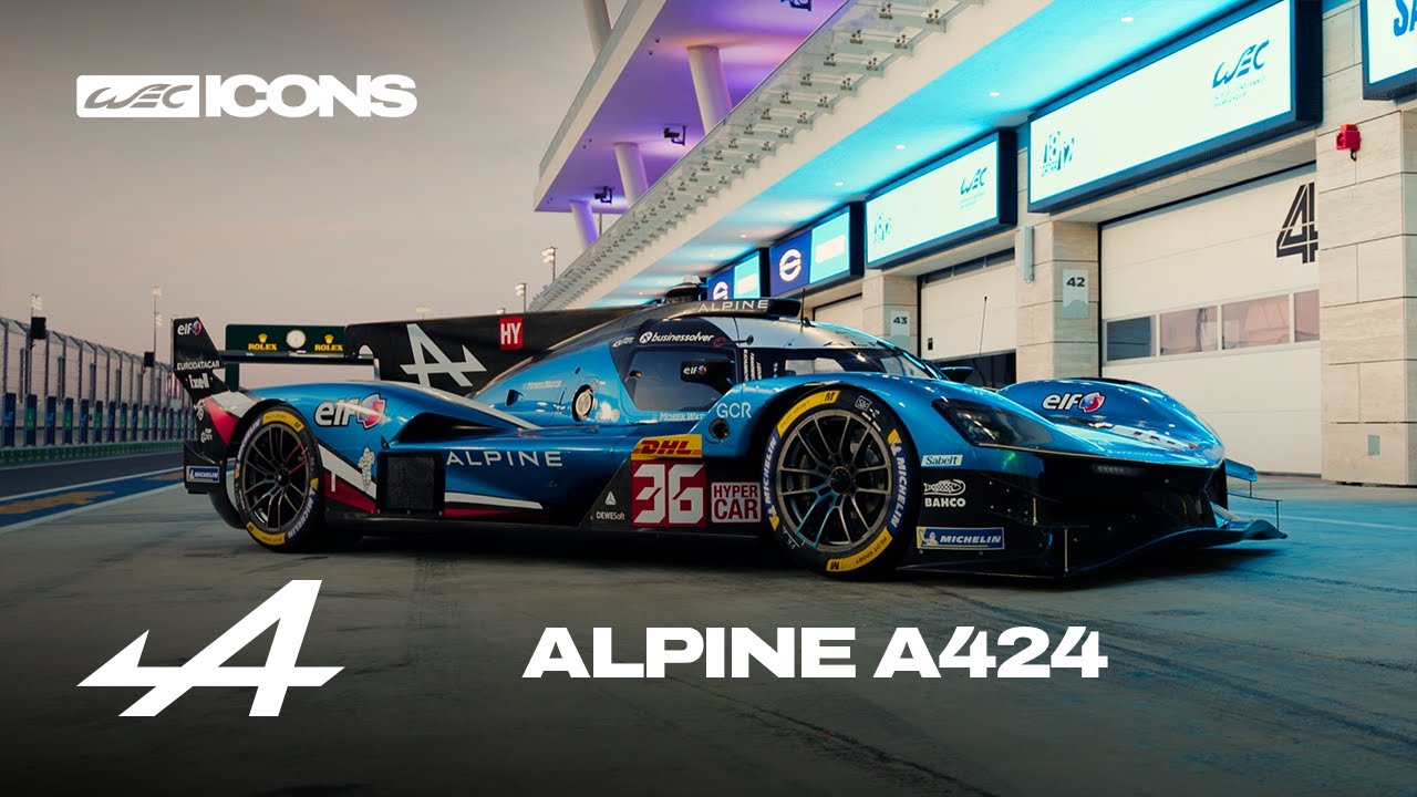 Meet The A424 Hypercar 🇫🇷 Alpine's Newest Endurance Masterpiece I WEC ICONS