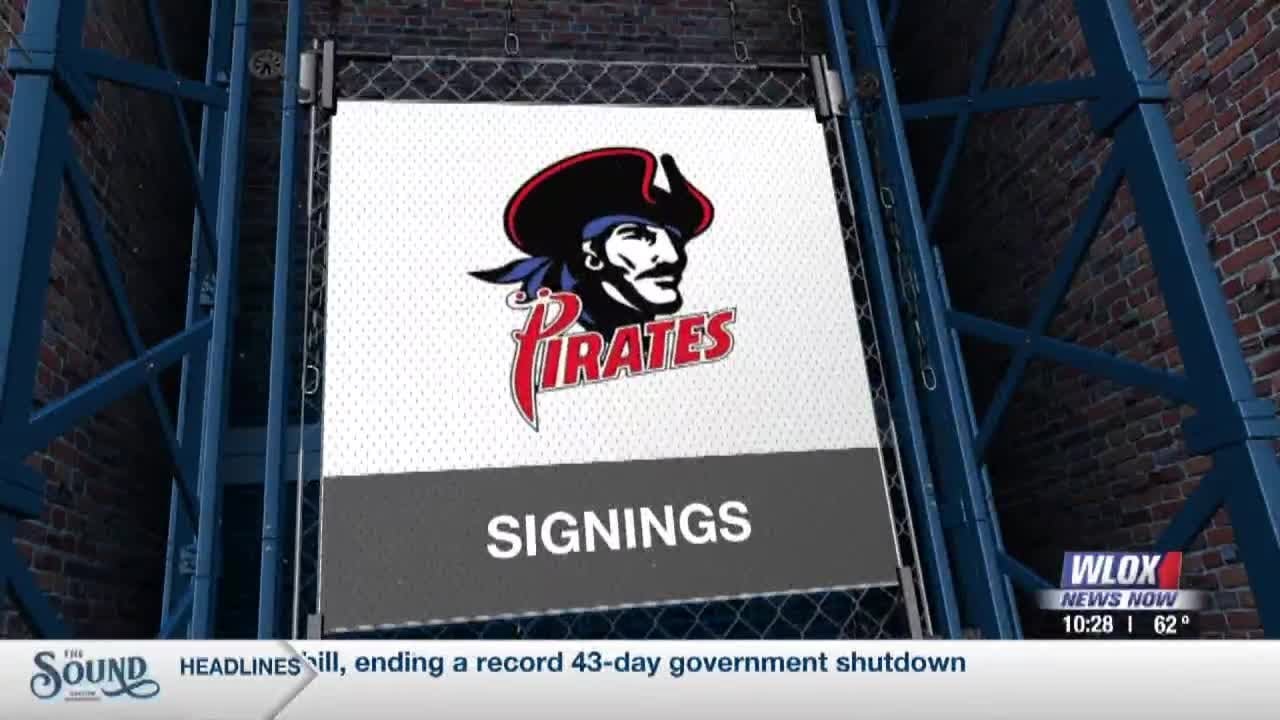 Three Pass Christian Pirates sign to next level
