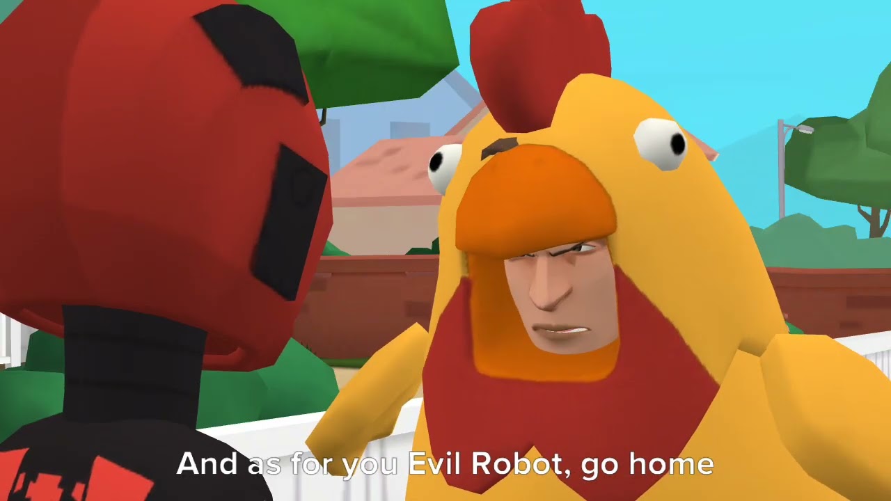 Evil Robot ungrounds Evil Chicken/Grounded