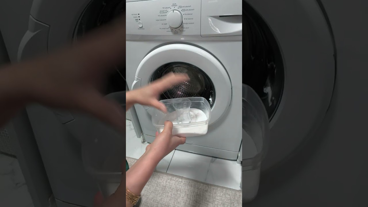 Çamaşır sodası MAKİNEDE nasıl kullanılır? | Bilmeniz gerekenler #temizlikvlog #keşfet #cleaning#home