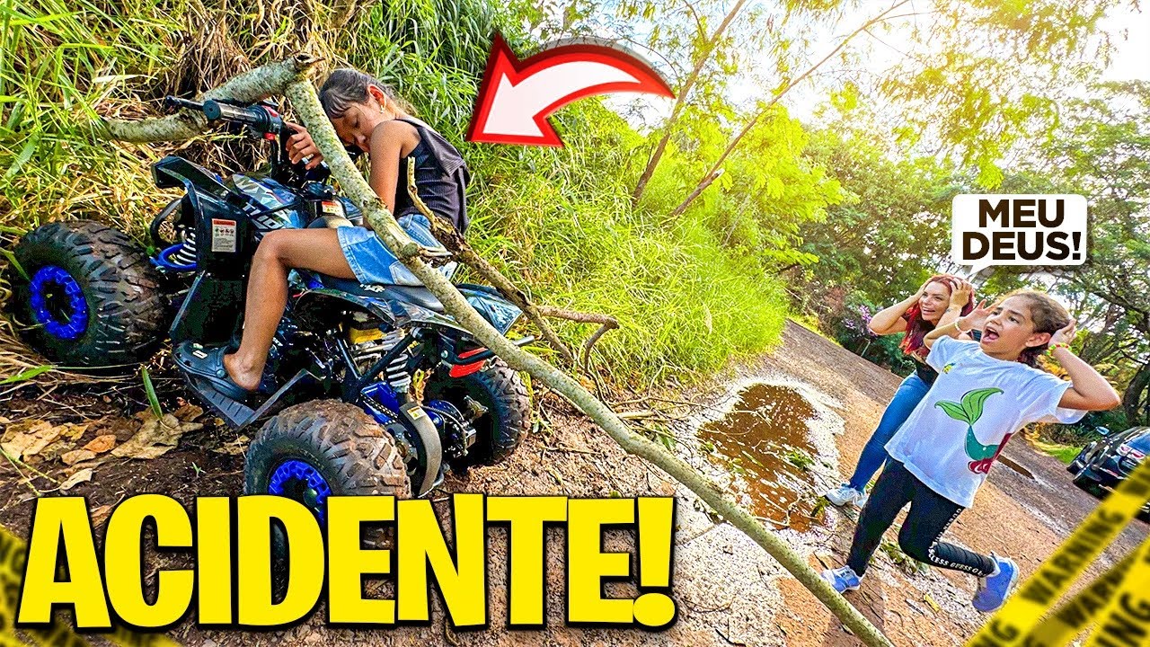 ❌ SOFRI UM ACID3NTE COM O QUADRICICLO DA @PerolaReis !!! ❌