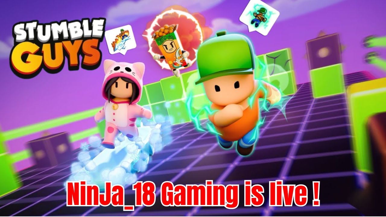 🔴Clutch karke CROWN jitenge |Stumble Guys |DAY 11| NinJa_18Gaming |#stumbleguysindia #ninja_18gaming