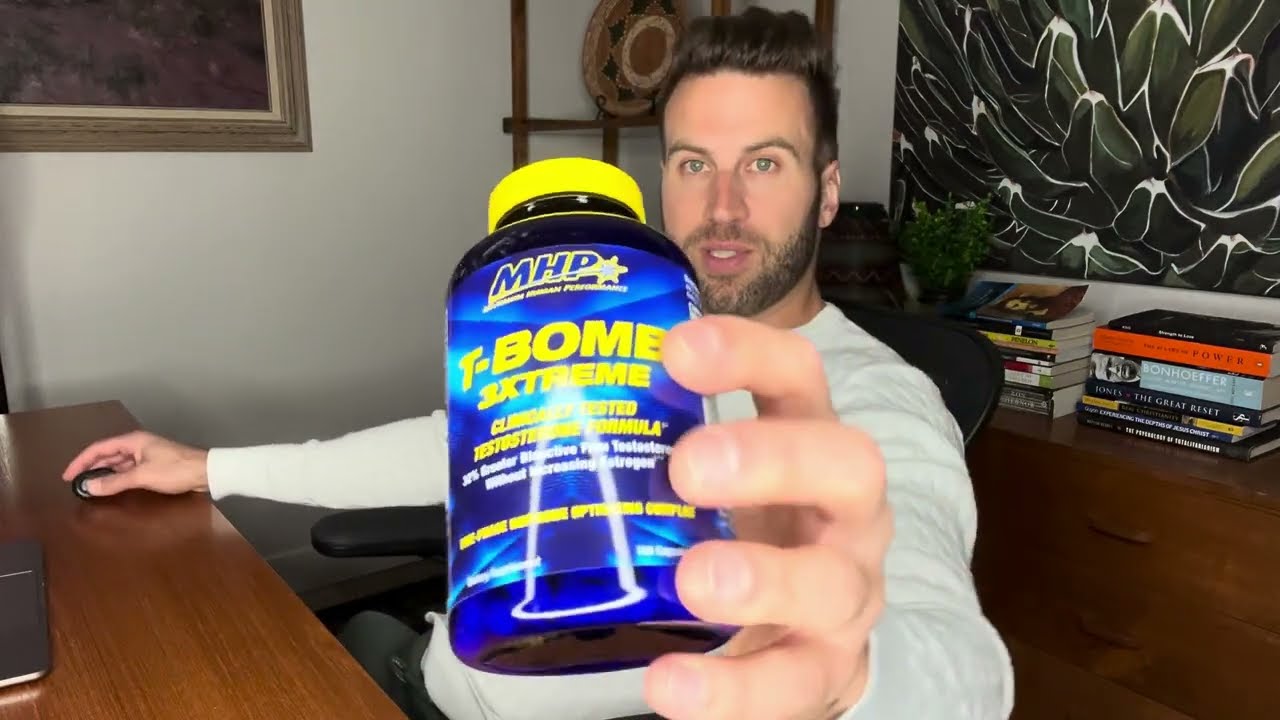 MHP T-Bomb 3xtreme Clinically Tested, Testosterone Booster for Men, Increase Libido, 168 Count