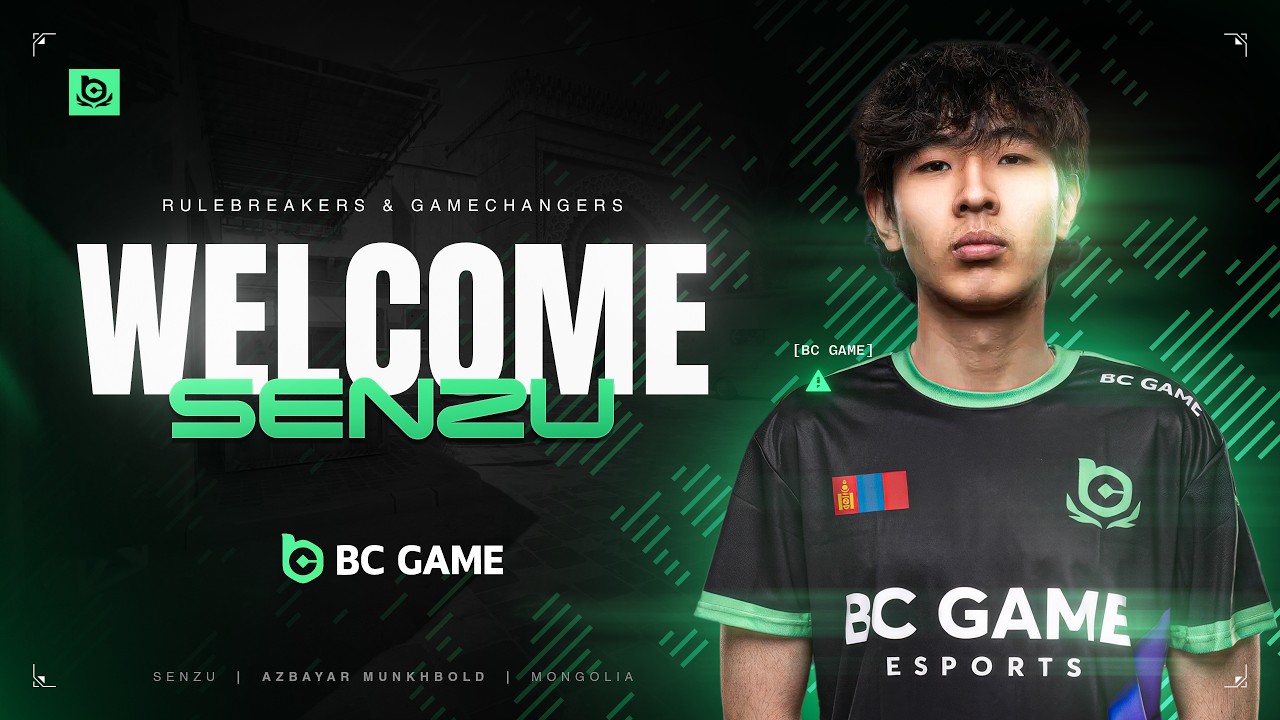 Добро пожаловать в BC Game Esports, Senzu!