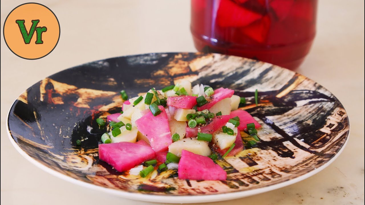 Pickled kohlrabi and beet | Ancient vegetable rich in vitamin C
