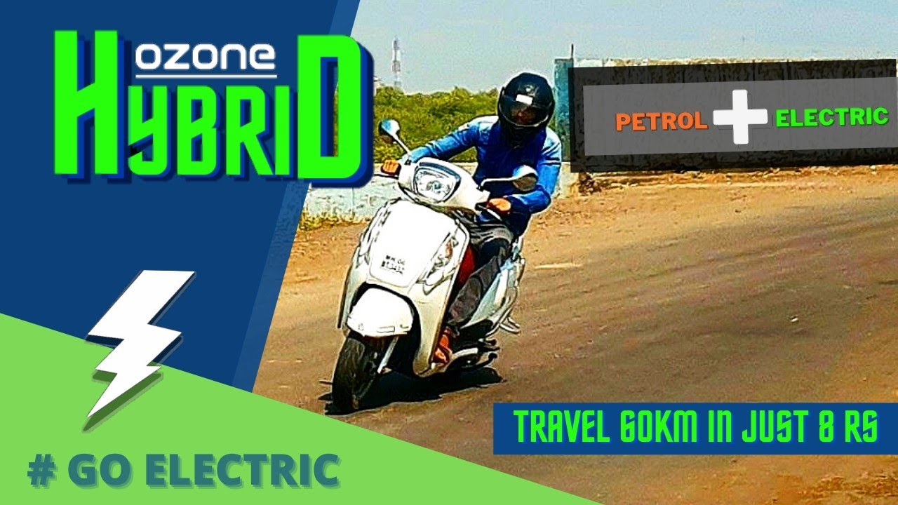 Access 125 converted into Electric Hybrid| Ozone Electric Vehicles| Future Technologies India.