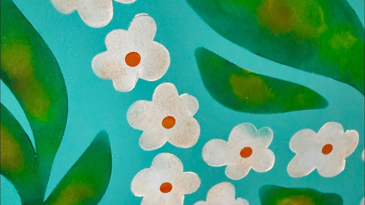 Let’s stencil a wooden garden flag!