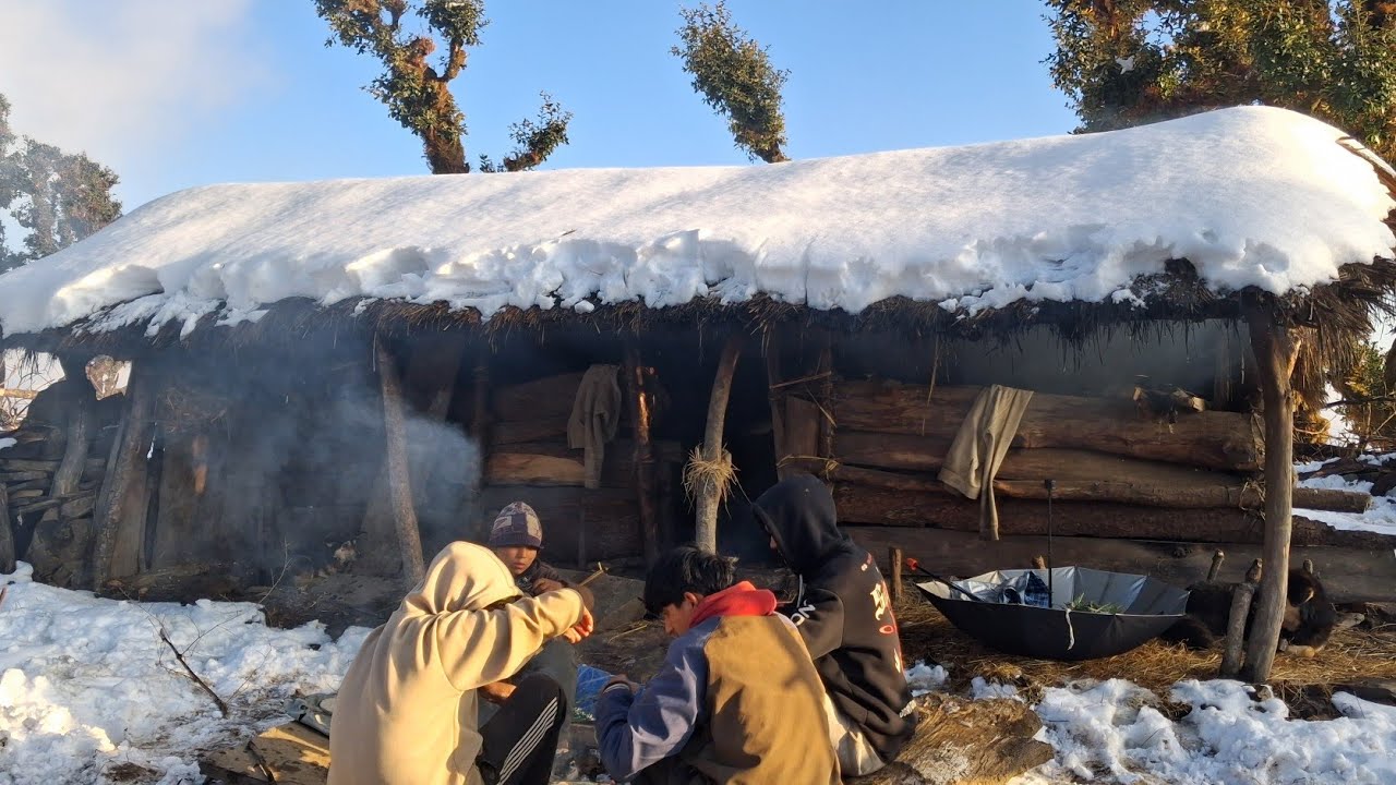 Shepherds living in hilly regions usually lead a simple and hardworking life.