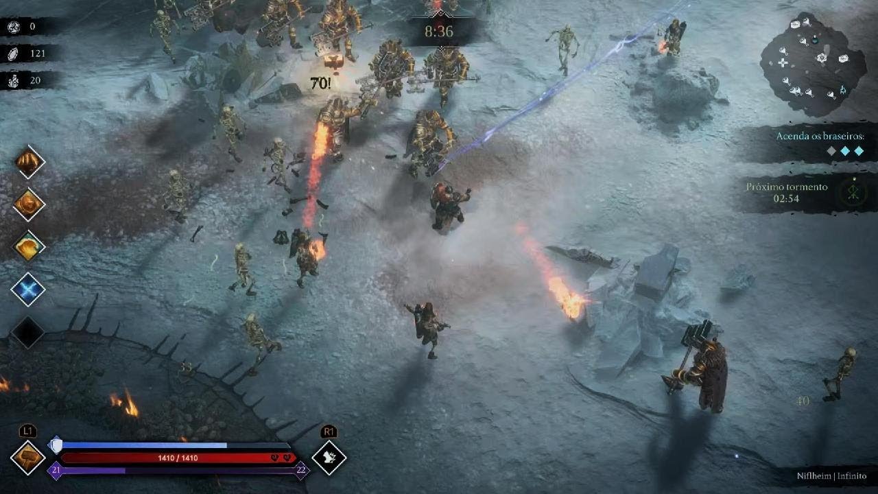 Jotunnslayer PS5 - Trofeu 'O tempo voa' (time flies)