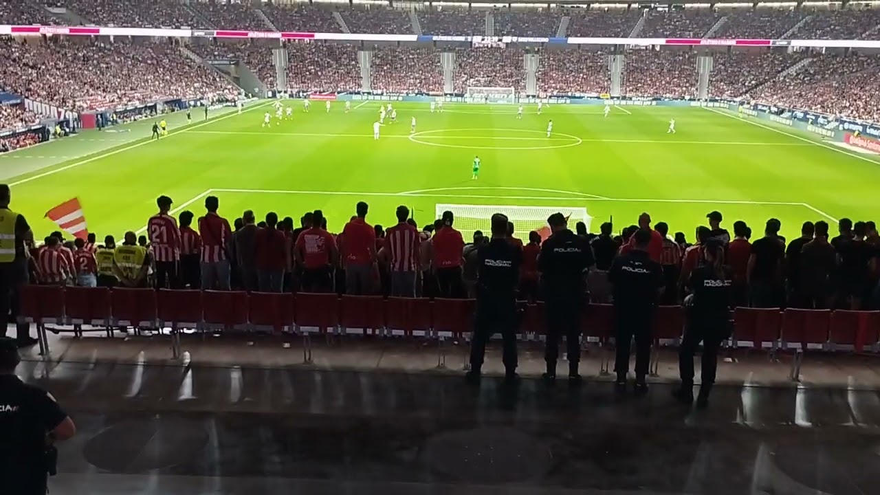 Frente Atlético-Alé alé, oh oh ,El Frente ya está aquí,voy a morir por ti, Atleti de Madrid 18/10/22