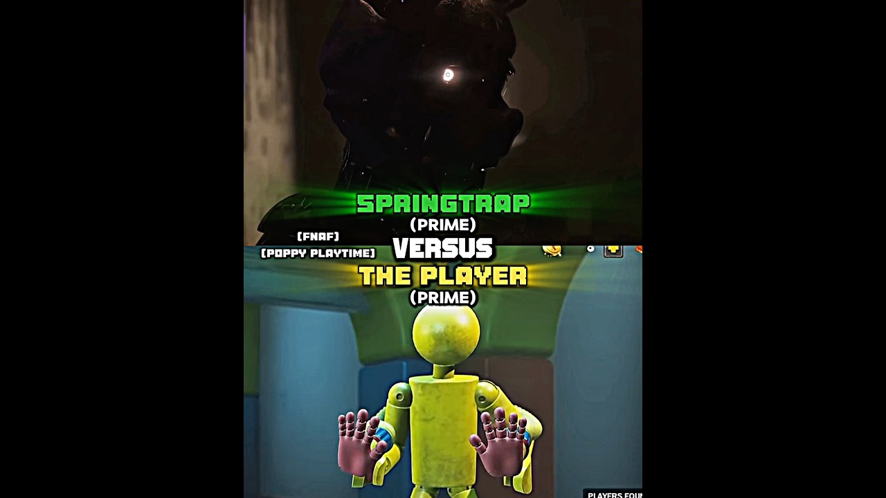 Springtrap Vs The Player | #fnaf #poppyplaytimechapter1 #vsbattle