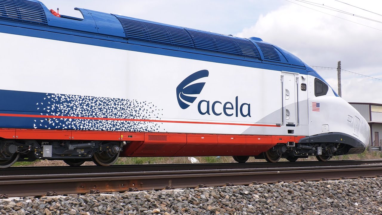 Amtrak's New Acela - Rare Mileage Testing on the Keystone Corridor!