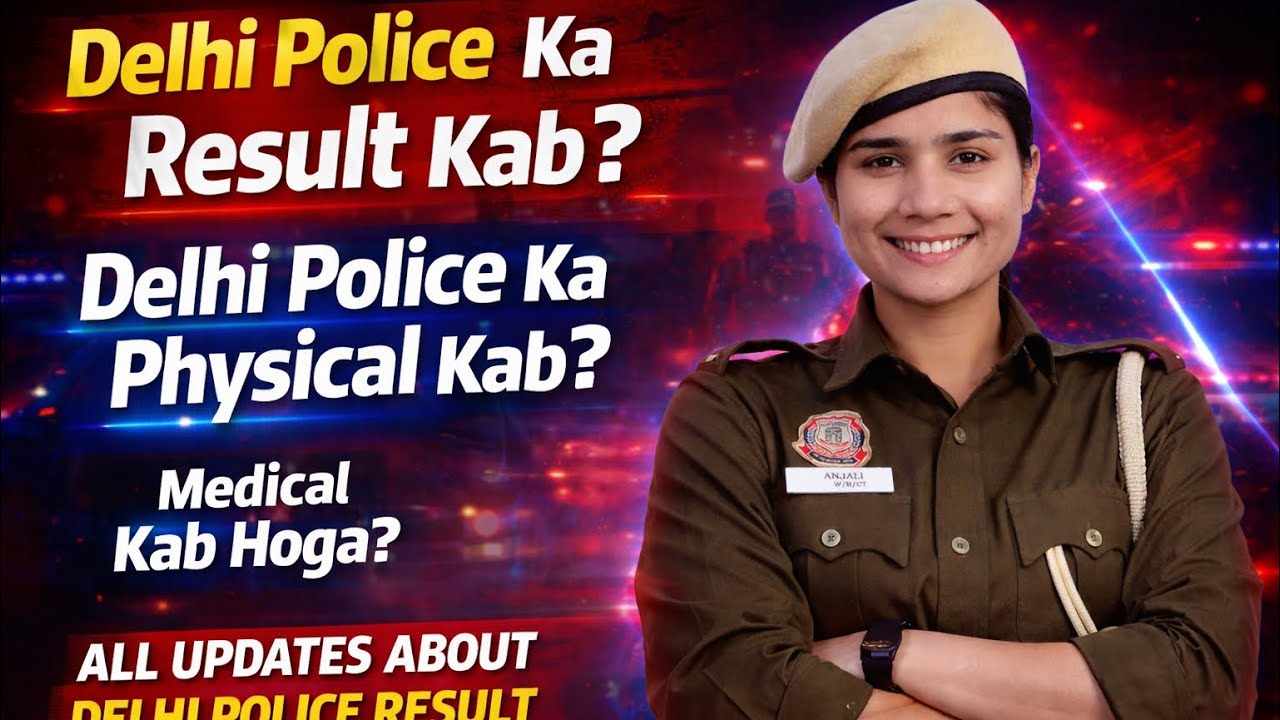 DELHI POLICE RESULT DATE  || Anjalidp 