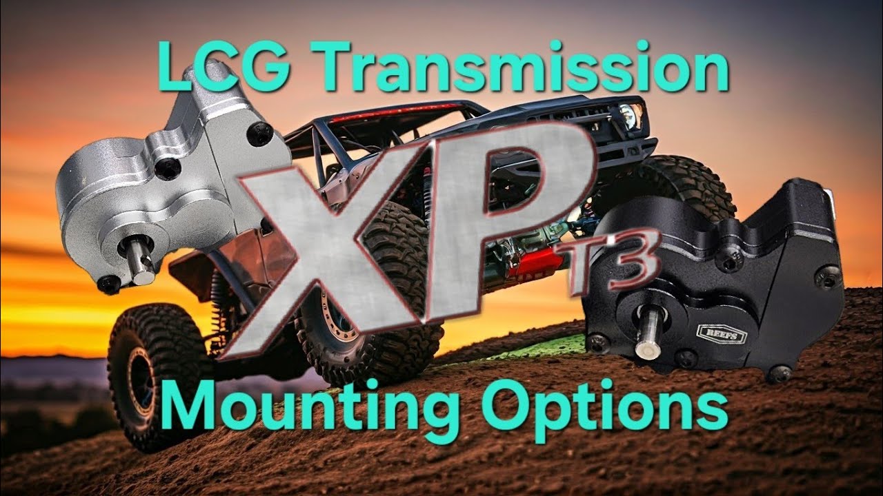 Reefs RC LCG Transmission Mounting Options #rc #reefsrc #outdoors #axialadventure #vanquishproducts