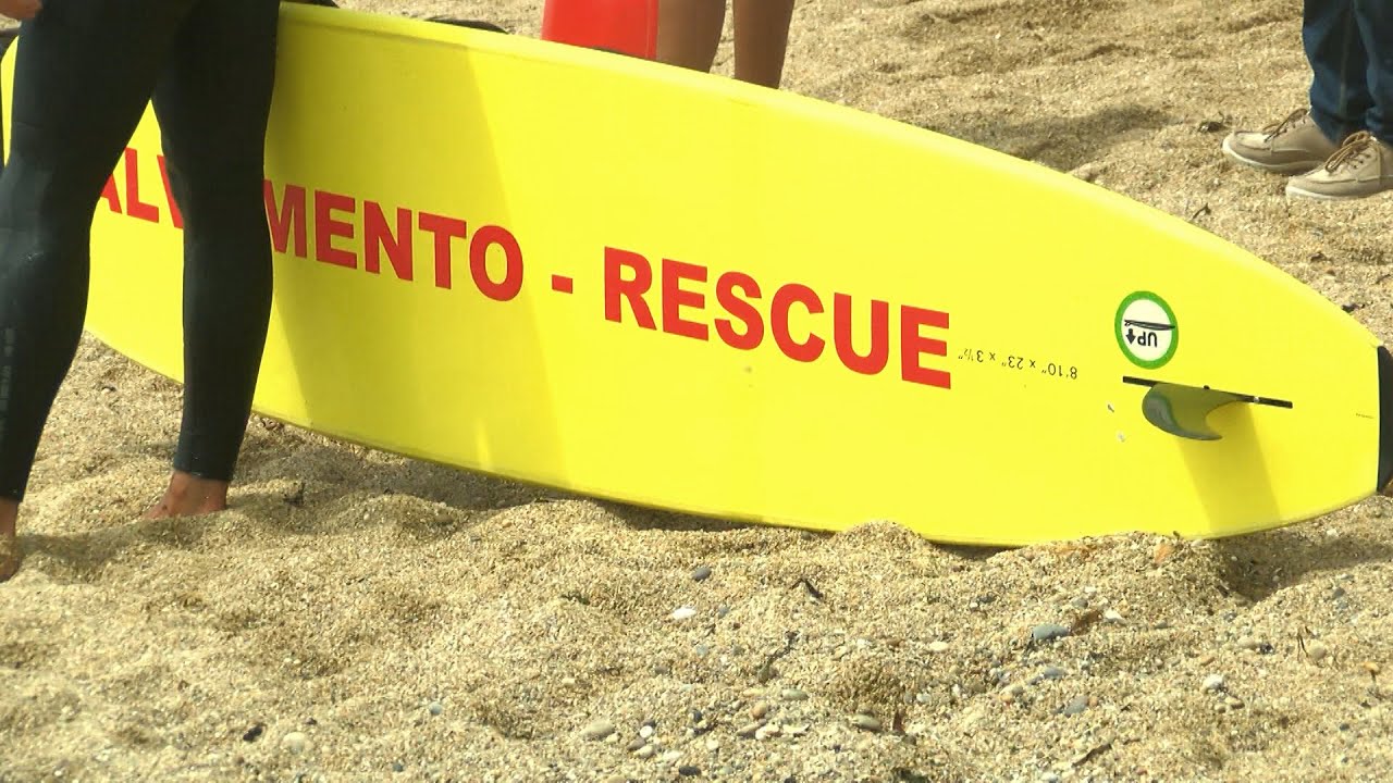 Simulacro salvamento - Praia do Ourigo