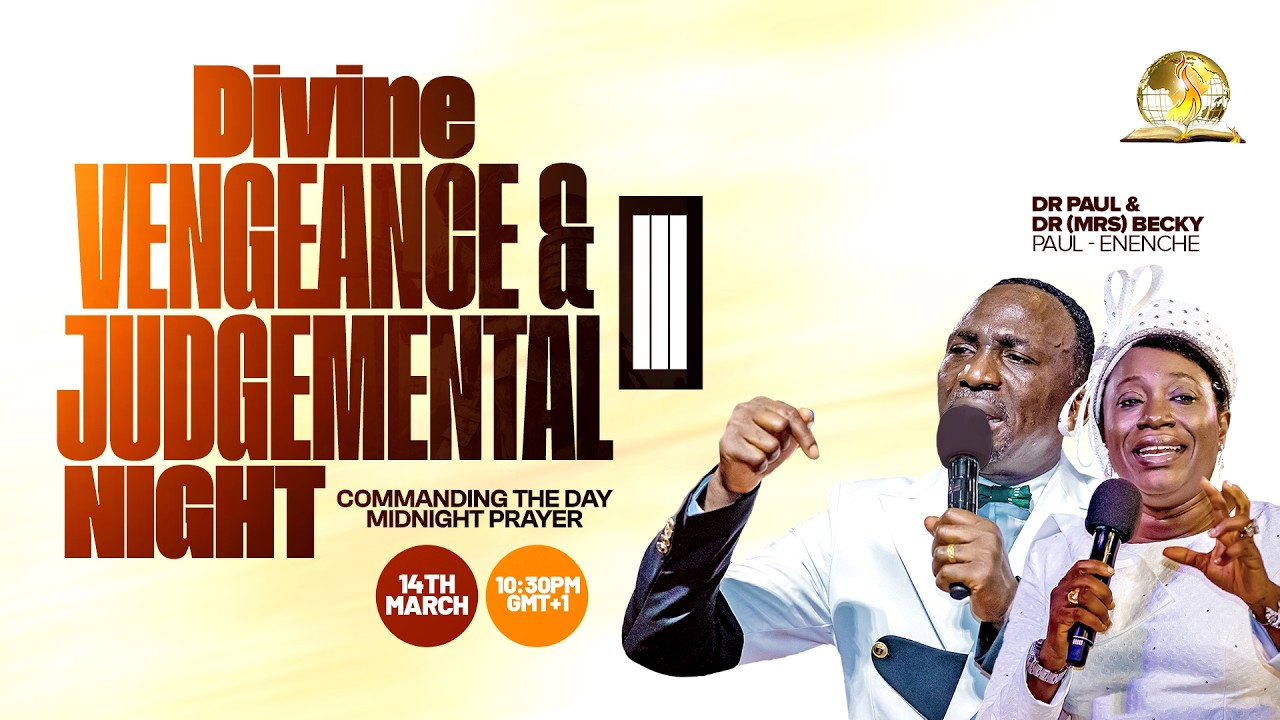 COMMANDING THE DAY MIDNIGHT PRAYER || DIVINE VENGEANCE & JUDGEMENTAL NIGHT 3 || 14-03-2026