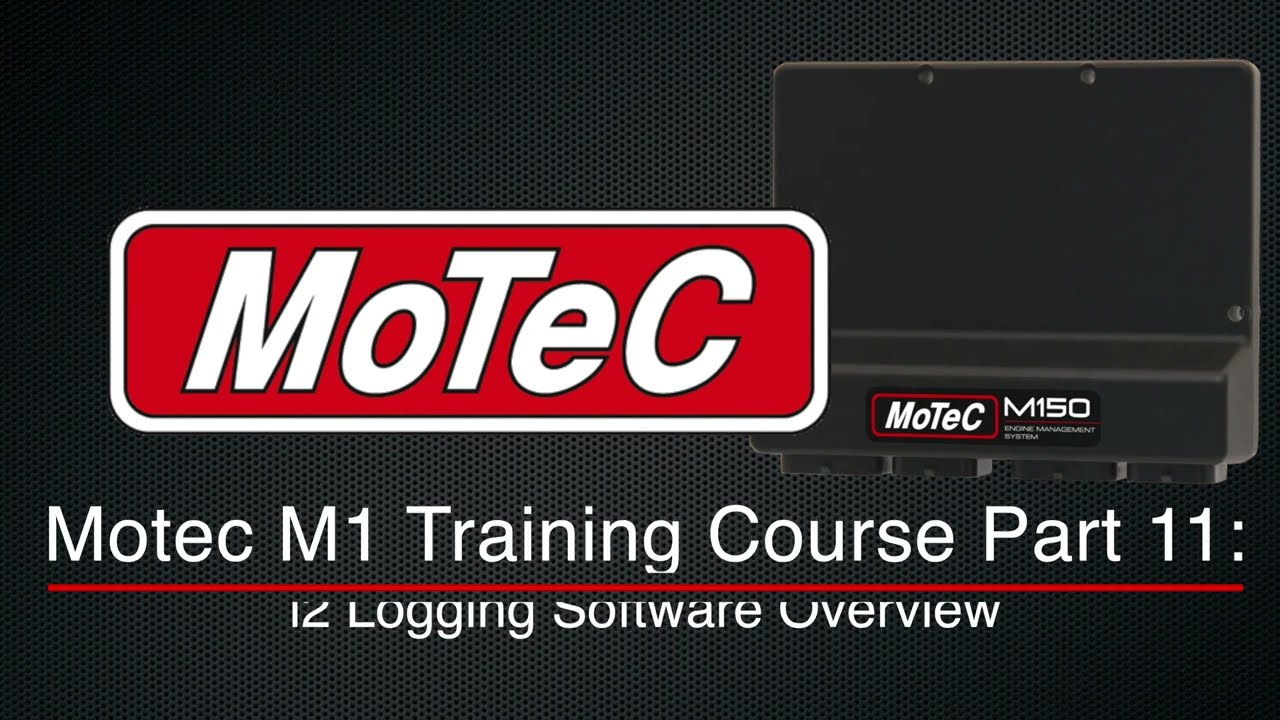 Motec M1 Training Course Part 11: i2 Logging Software Overview | Evans Performance Academy