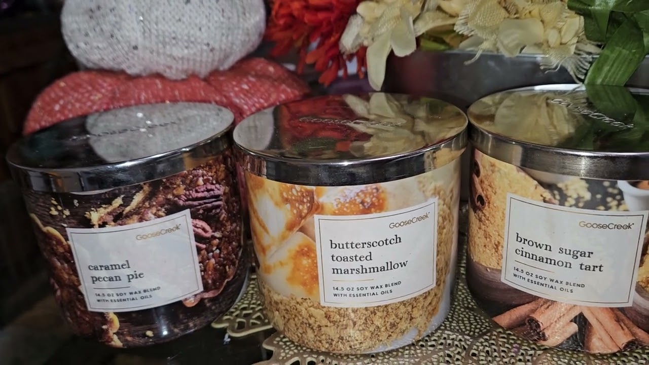 🍁🥧Goose Creek Fall bakery candles review 9/2023 (scents in description)🍪
