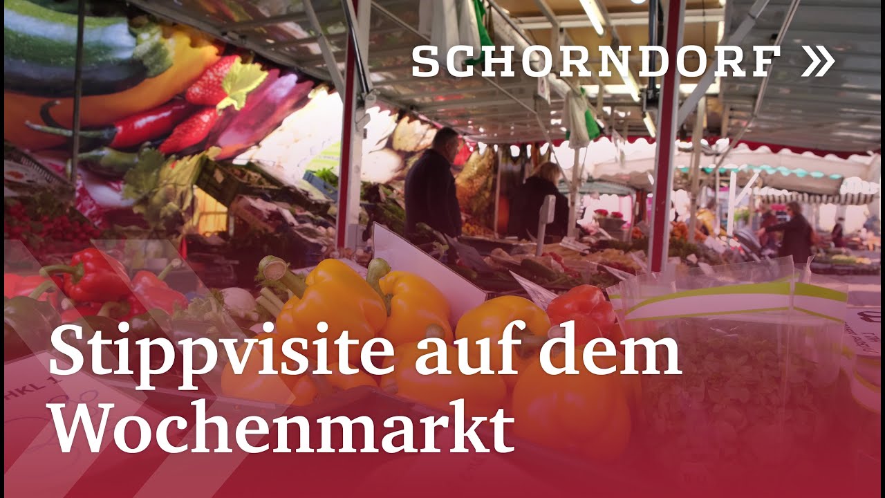 Stippvisite auf dem Schorndorfer Wochenmarkt