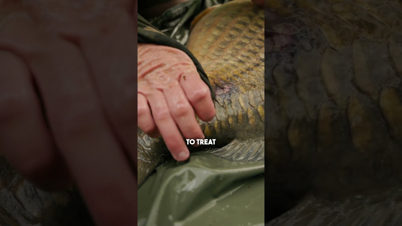 Treat carp with care! 👨🏻&zwj;⚕️🏥🎣