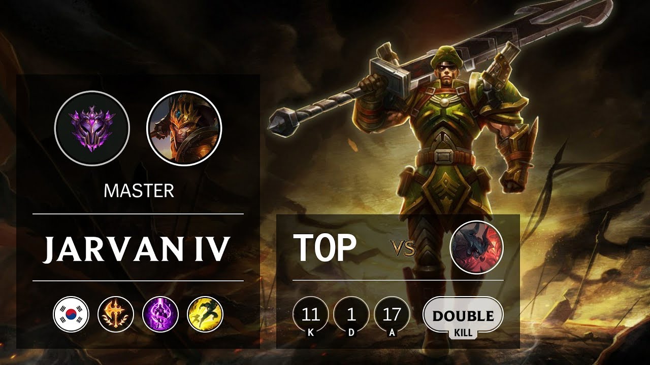 Jarvan IV Top vs Aatrox - KR Master Patch 9.13