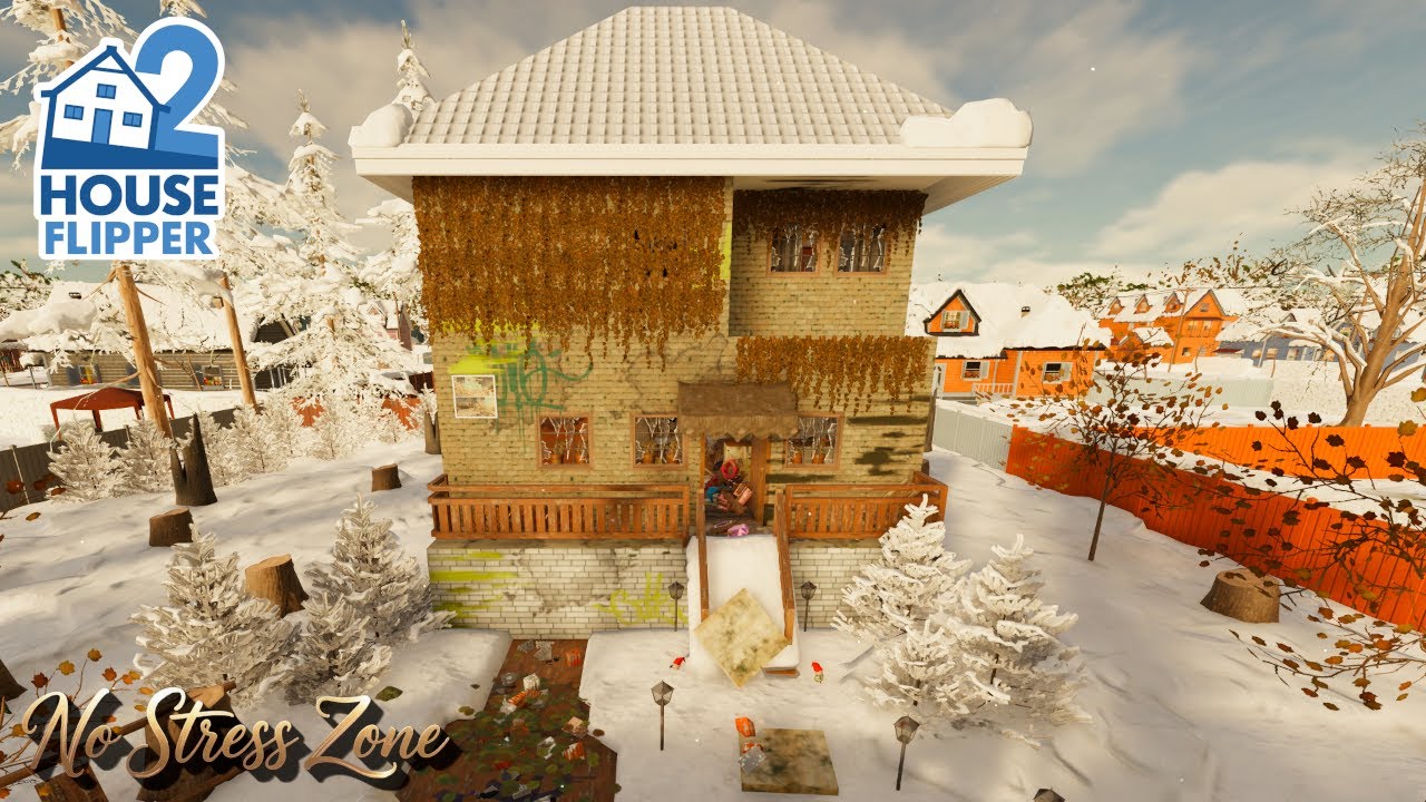 House Flipper 2 – New Year's house for the family | Build  No Commentary custom job