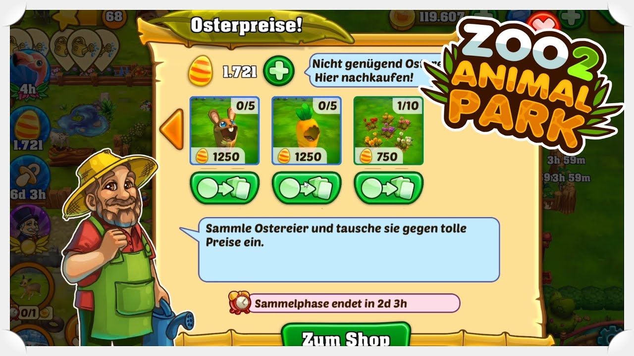 Zoo 2: Animal Park - Ich tausche die ersten Eier ein /#60/ Let´s Play (Deutsch)