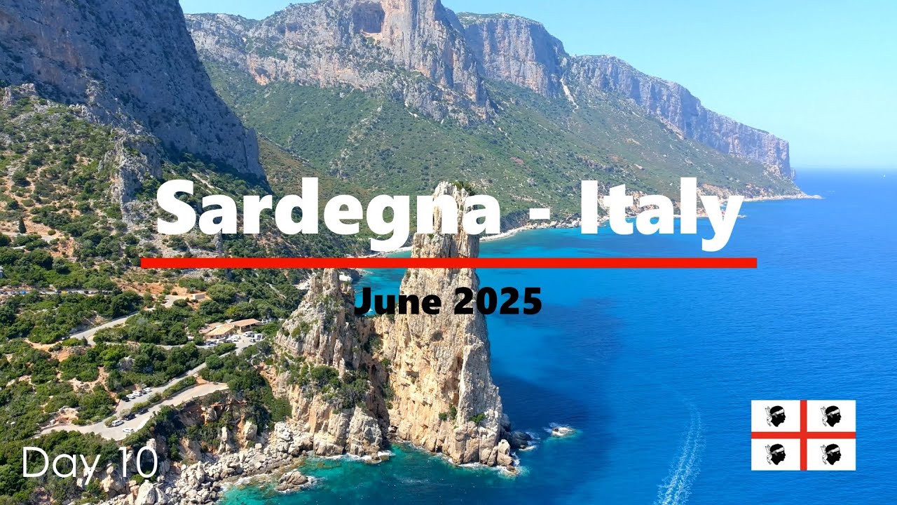 Sardynia Włochy June 2025 Day 10 Sardegna Pedra Longa Rocce Rosse Arbatax Gorropeddu Baunei Galtelli