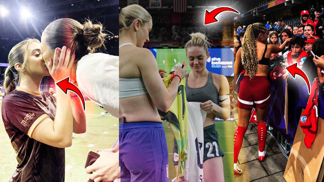 Beautiful Moments, Women Football Players Shirt Swap - Part 1