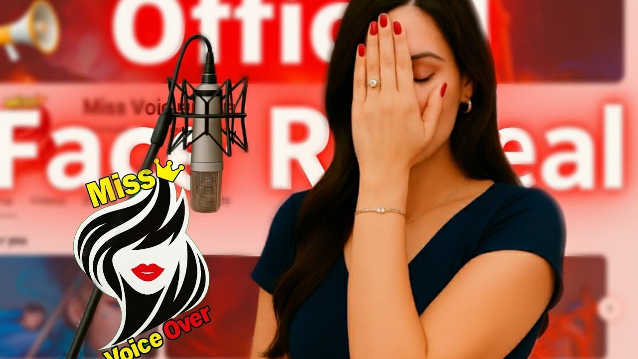 Finally !!! ❤️ Miss Voice Over - Official Face Reveal Announcement