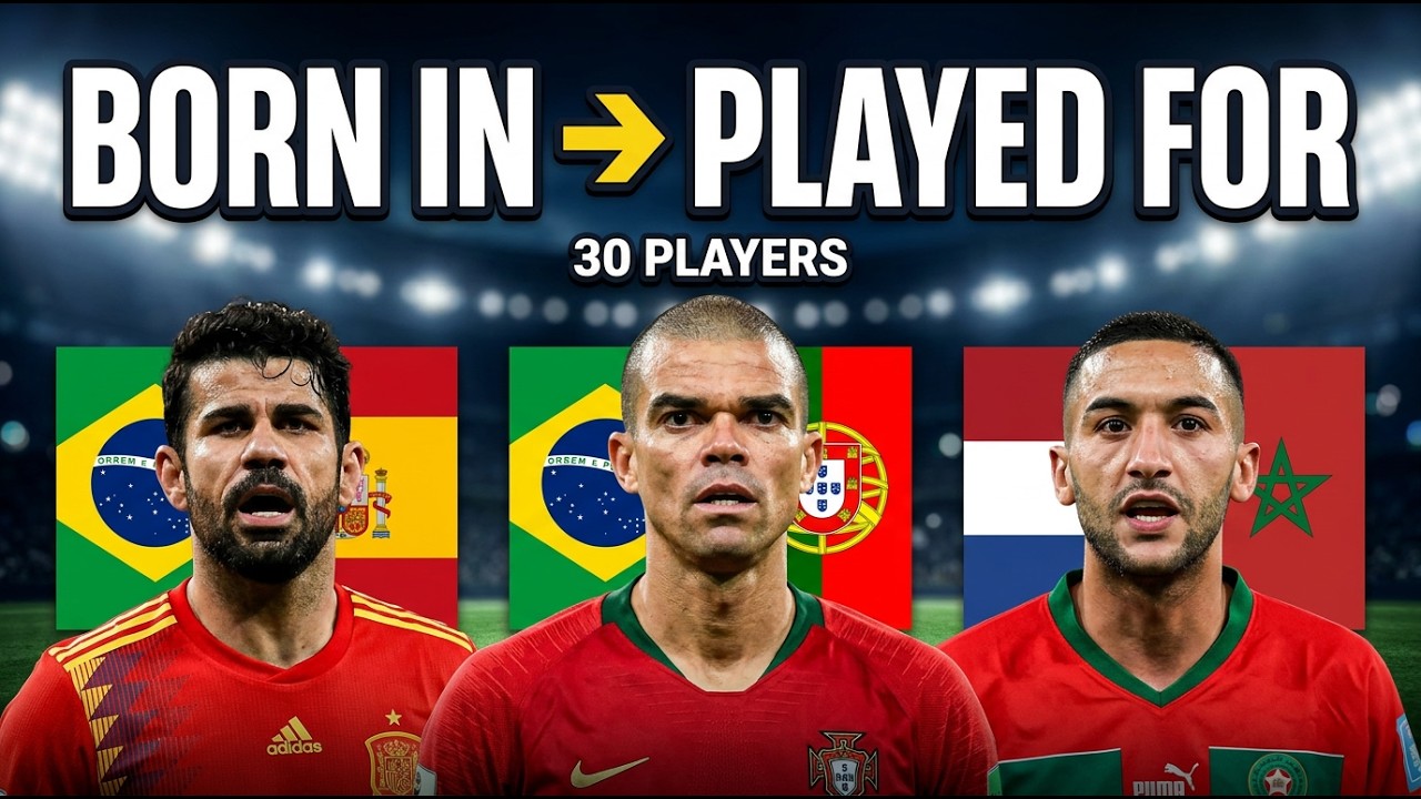 Top Footballers Who Represented a Different Country Than Their Birthplace