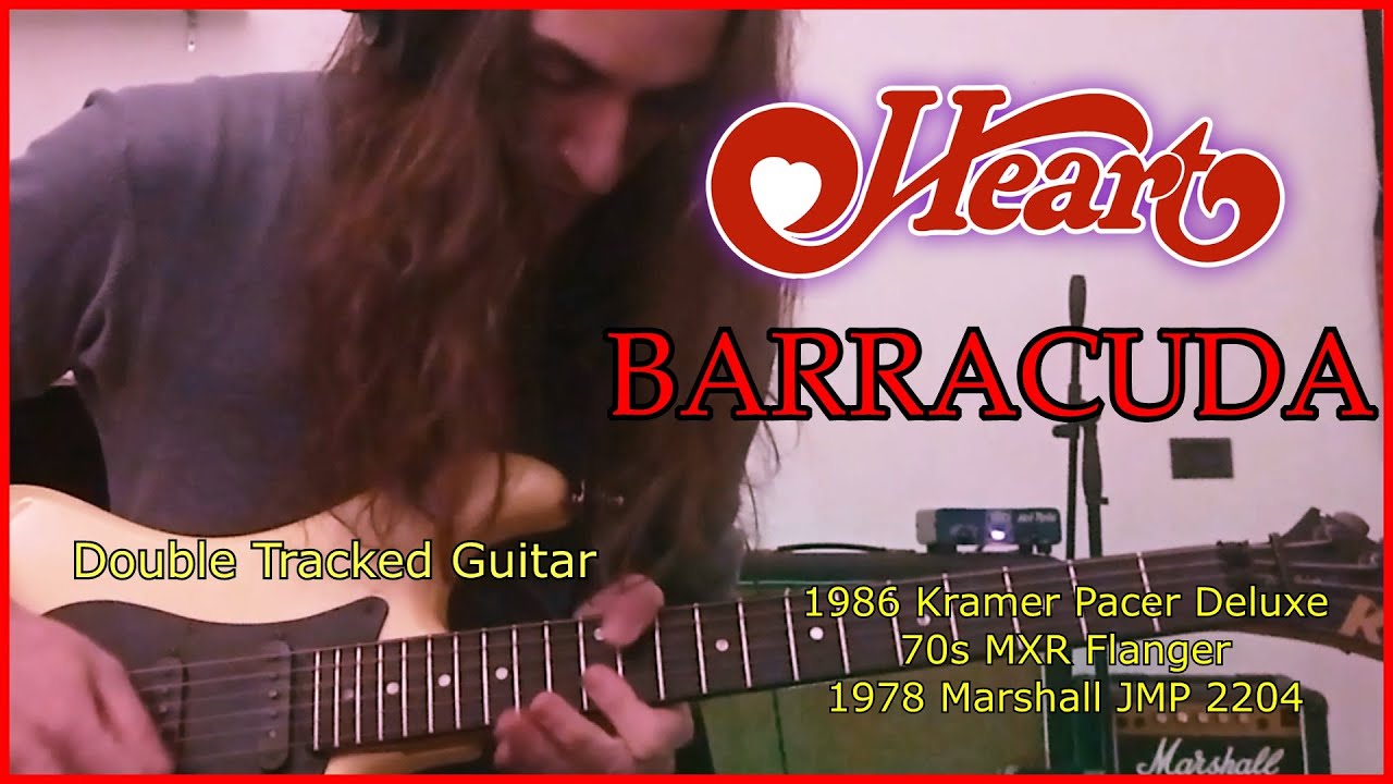 [1978 Marshall JMP 2204] Heart - Barracuda Guitar Cover