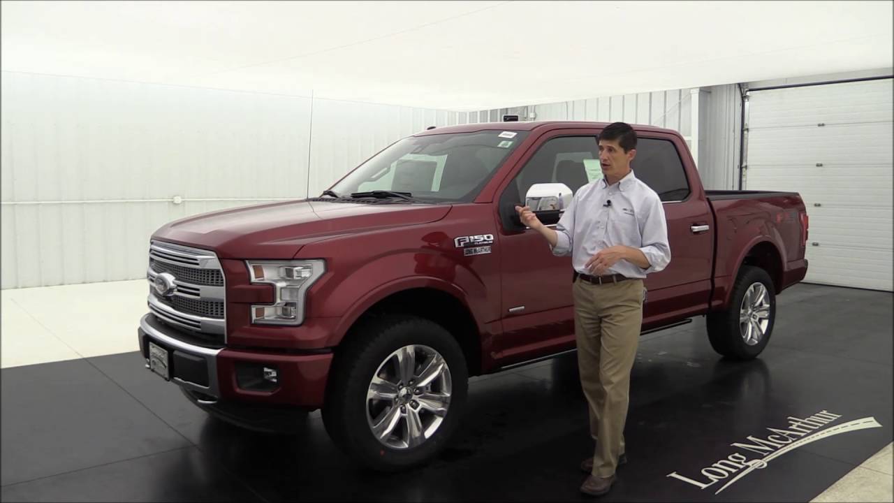 2016 Ford F-150 Platinum - Standard and Optional Equipment