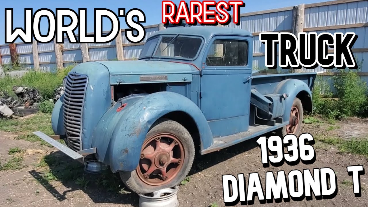 Worlds Rarest Truck Barn Find 36' Diamond T