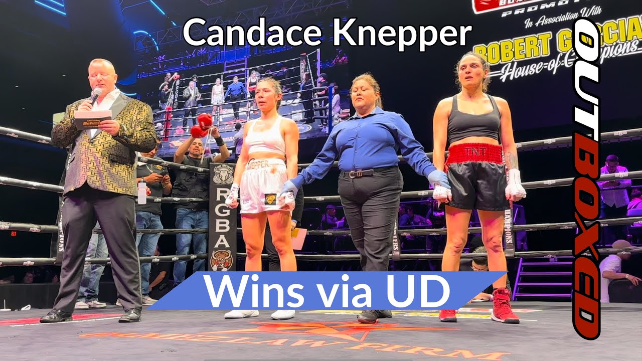 Candace Knepper take a UD win.