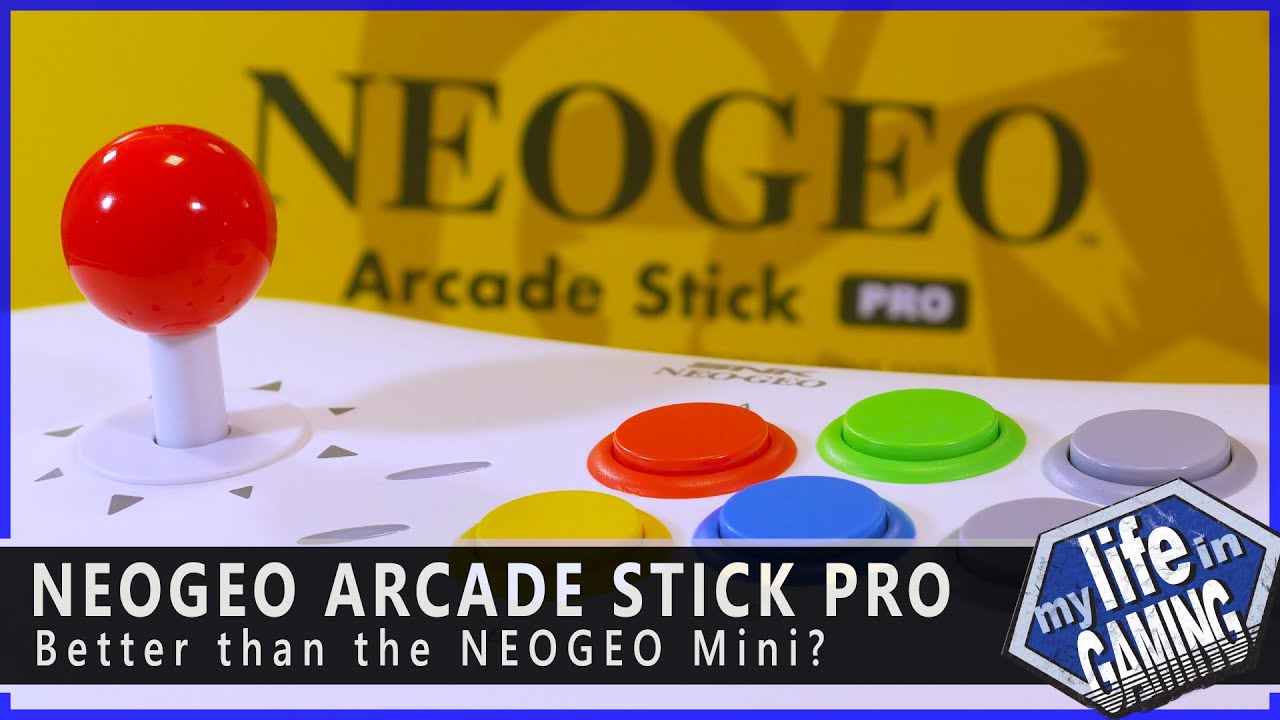 NEOGEO Arcade Stick Pro - Better than the NEOGEO Mini? / MY LIFE IN GAMING