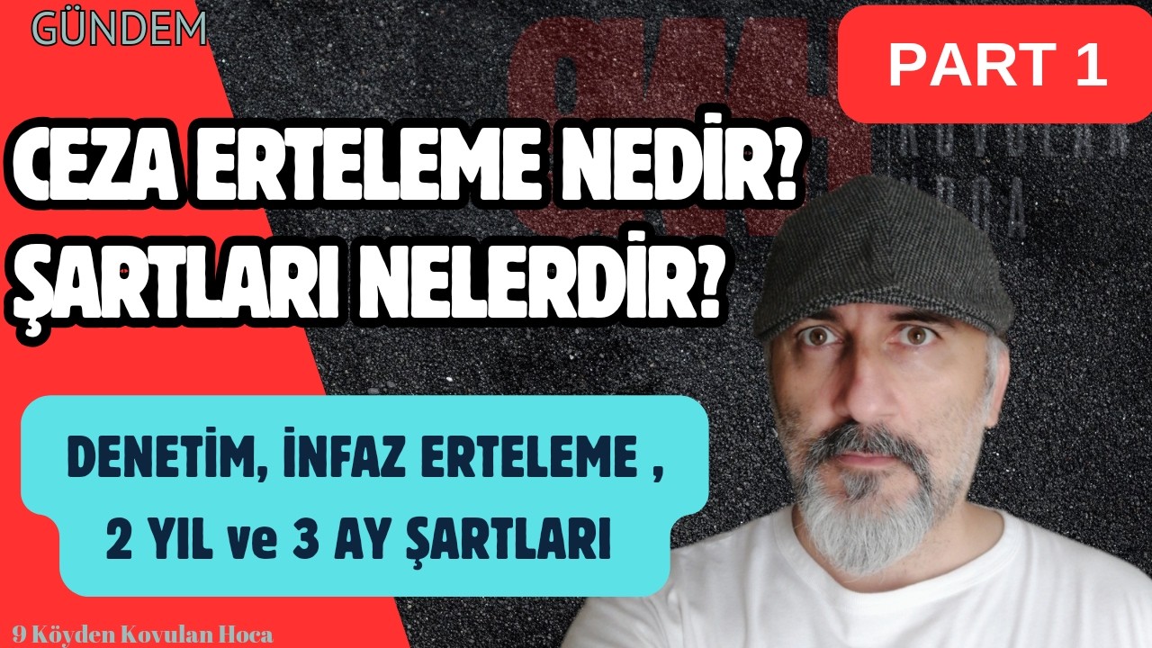 CEZA ERTELEME NEDİR? ŞARTLARI NELERDİR? | DENETİM İNFAZ ERTELEME #genelaf