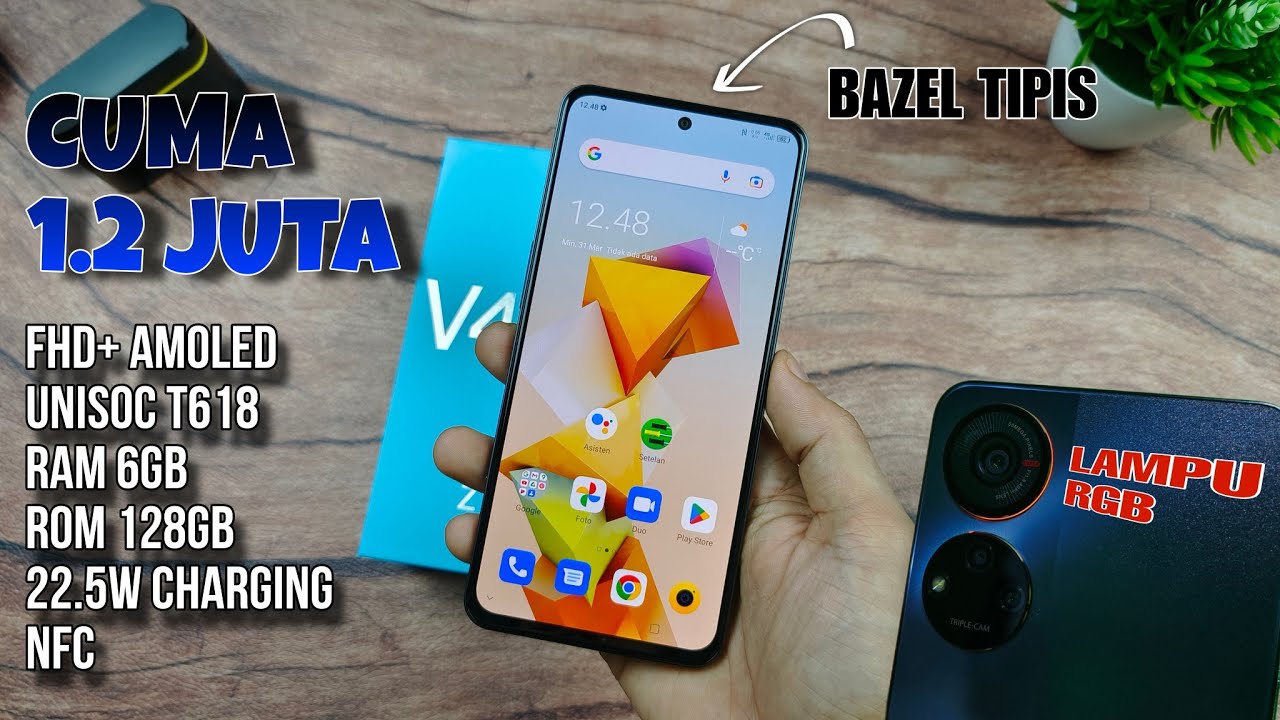 MURAH KEBANGETAN! FHD+ AMOLED CUMA 1.2 JUTA | SPECNYA GAK NGOTAK - UNBOXING ZTE BLADE V40S di 2024