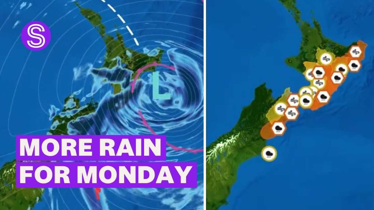 Severe weather expected overnight Sunday with more rain on the cards for Monday | Stuff.co.nz