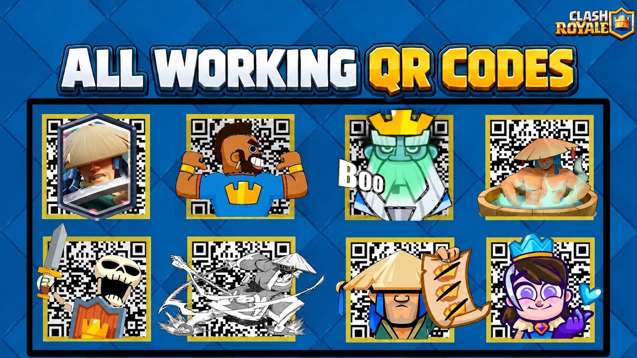 Every Working Clash Royale QR Code Rewards July Edition