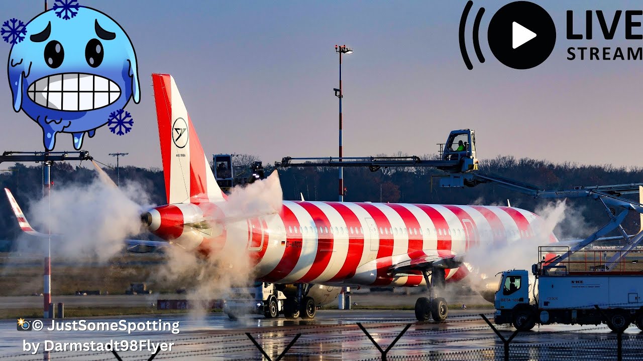 🥶✈️ 4x A330 De-Icing Frankfurt Airport | Frankfurt Airport Live 