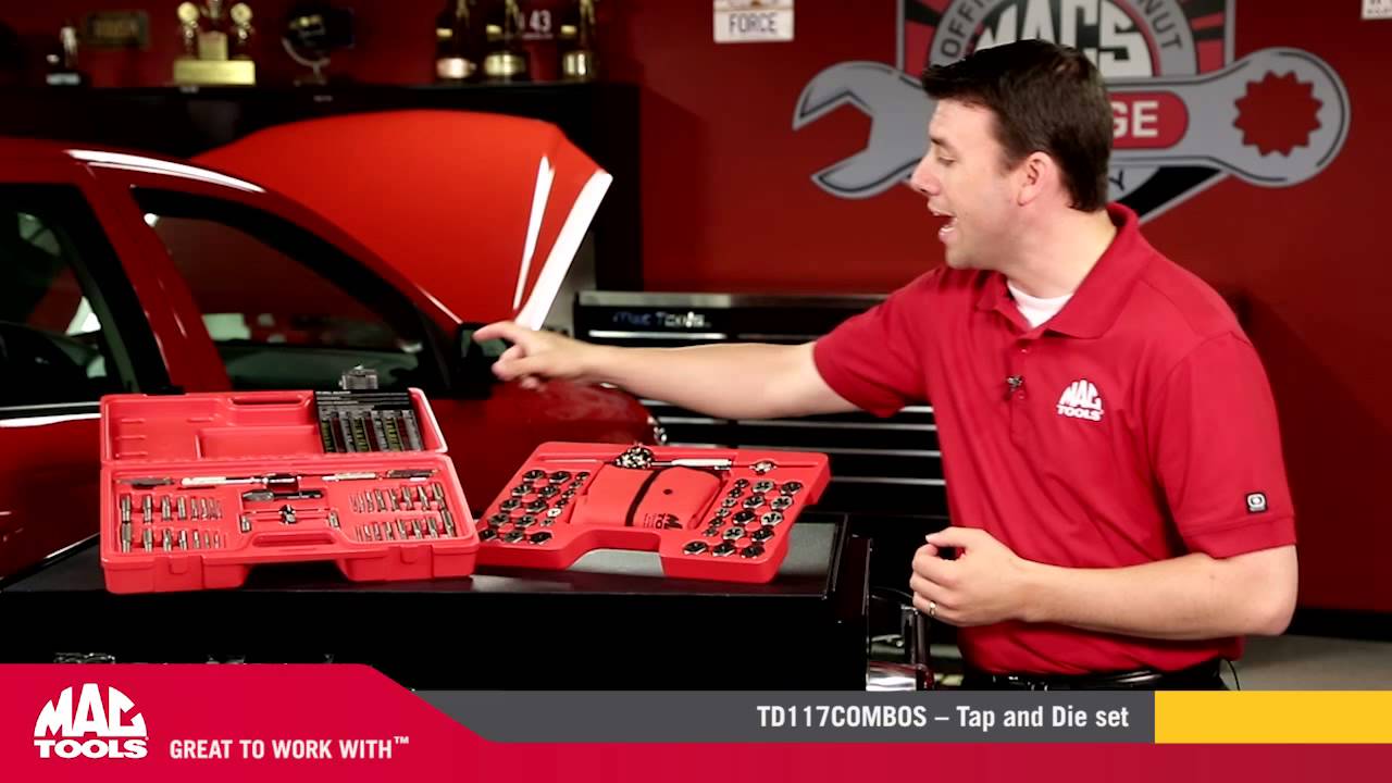 Mac Tools TD117COMBOS Tap and Die Set