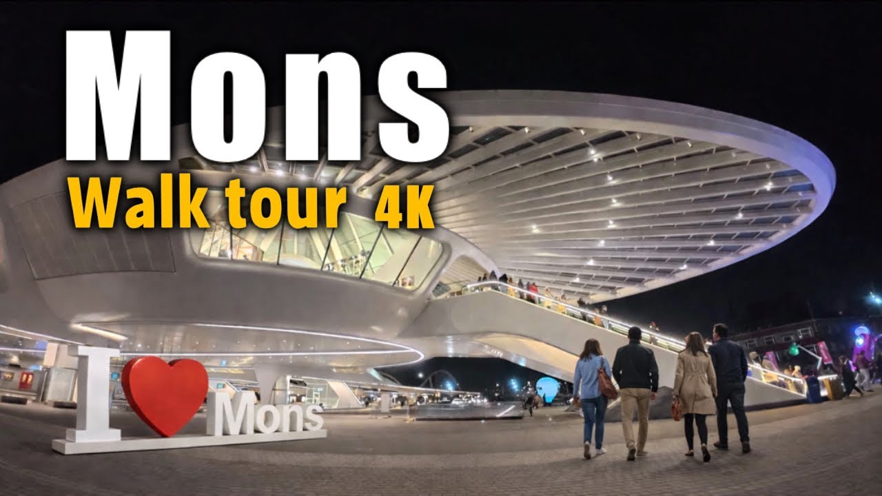 Mons, Belgium Magic Light Festival 2026  ✨ POV  Walking Tour