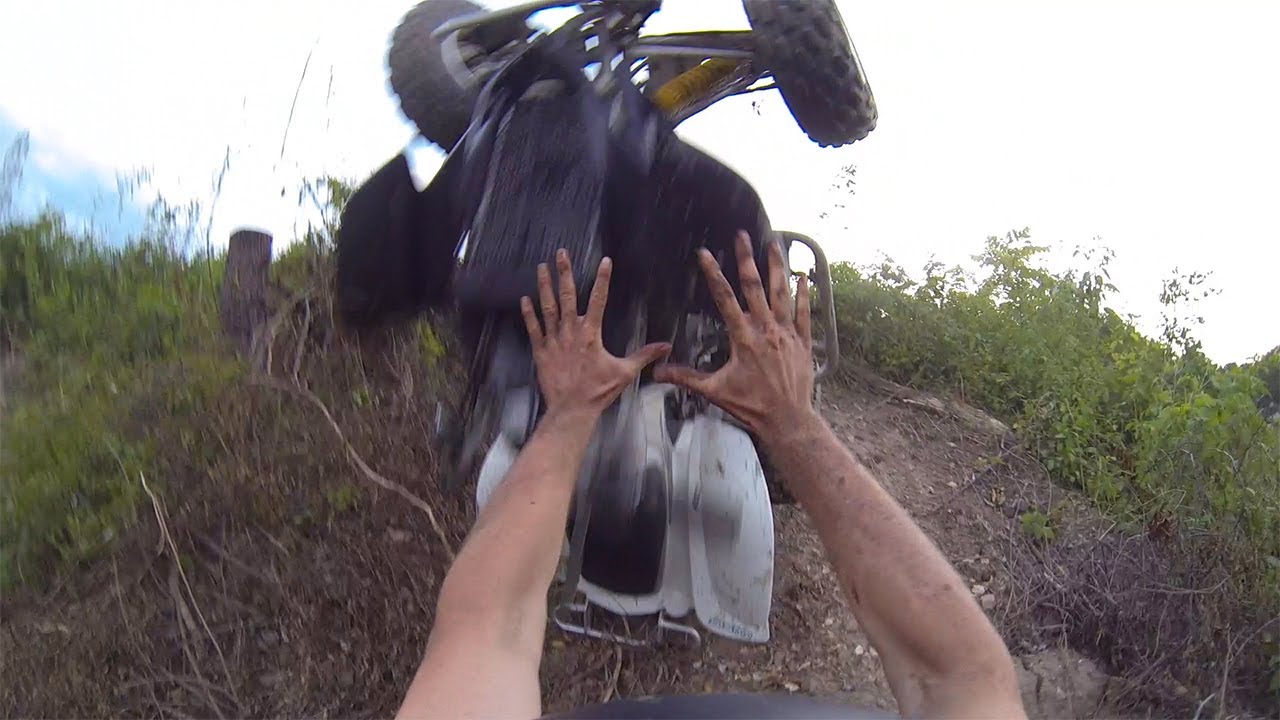 I FLIPPED MY QUAD!! [Yamaha Raptor Hillclimb Fail]